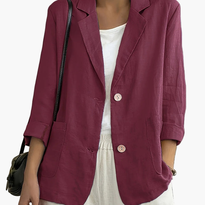 Giacca blazer casual elegante da donna a maniche lunghe stile urbano