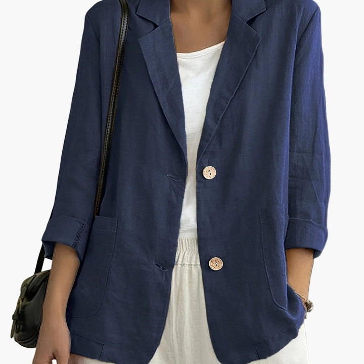 Giacca blazer casual elegante da donna a maniche lunghe stile urbano