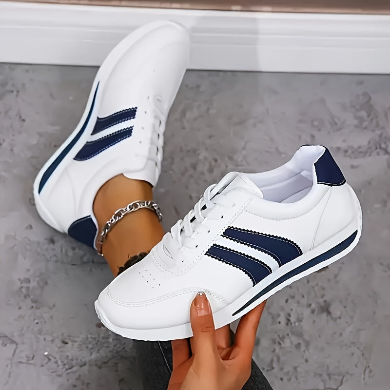 Lucienne — Sneakers bianche sportive eleganti e confortevoli