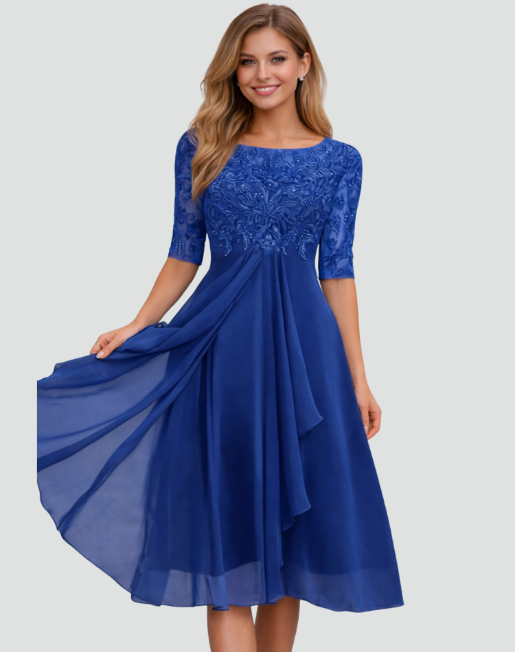 BELLUCCI MILANO | ABITO MIDI IN TULLE CON PIZZO PER DONNE