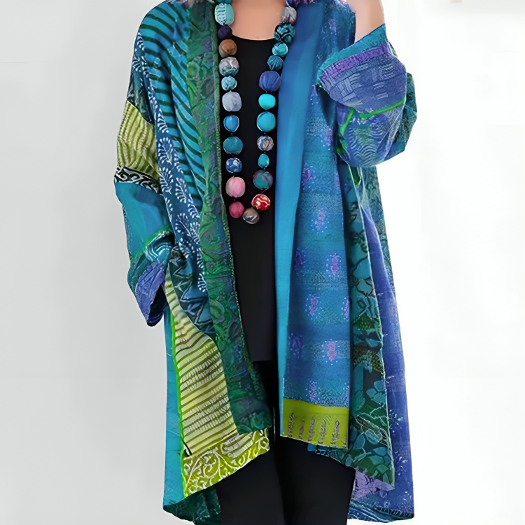 DAHLIENNE | CARDIGAN ELEGANTE IN MAGLIA CON TAGLIO STRATIFICATO