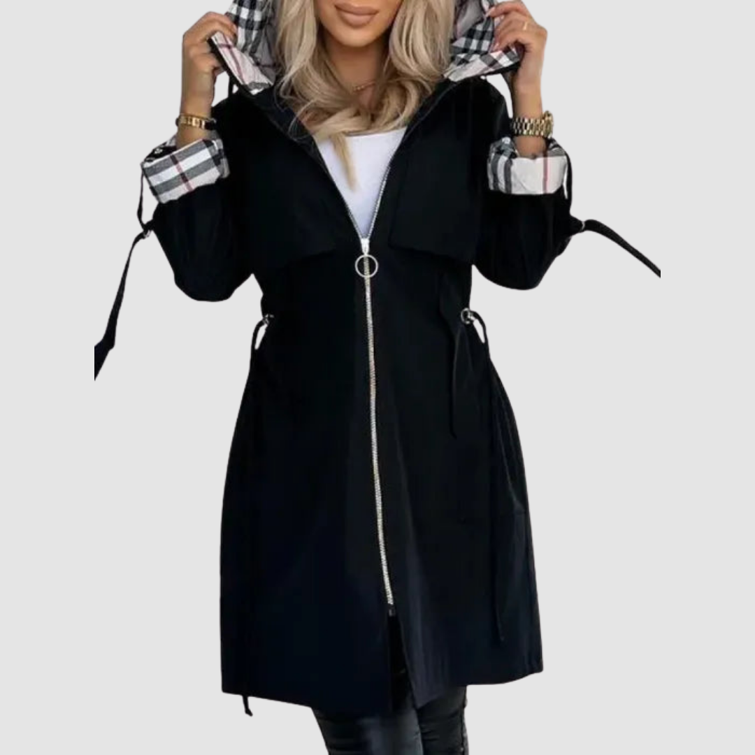 Assuntina | Cappotto impermeabile con zip