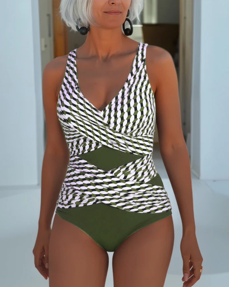 Ashley | Costume da bagno con design incrociato per abbigliamento casual da resort