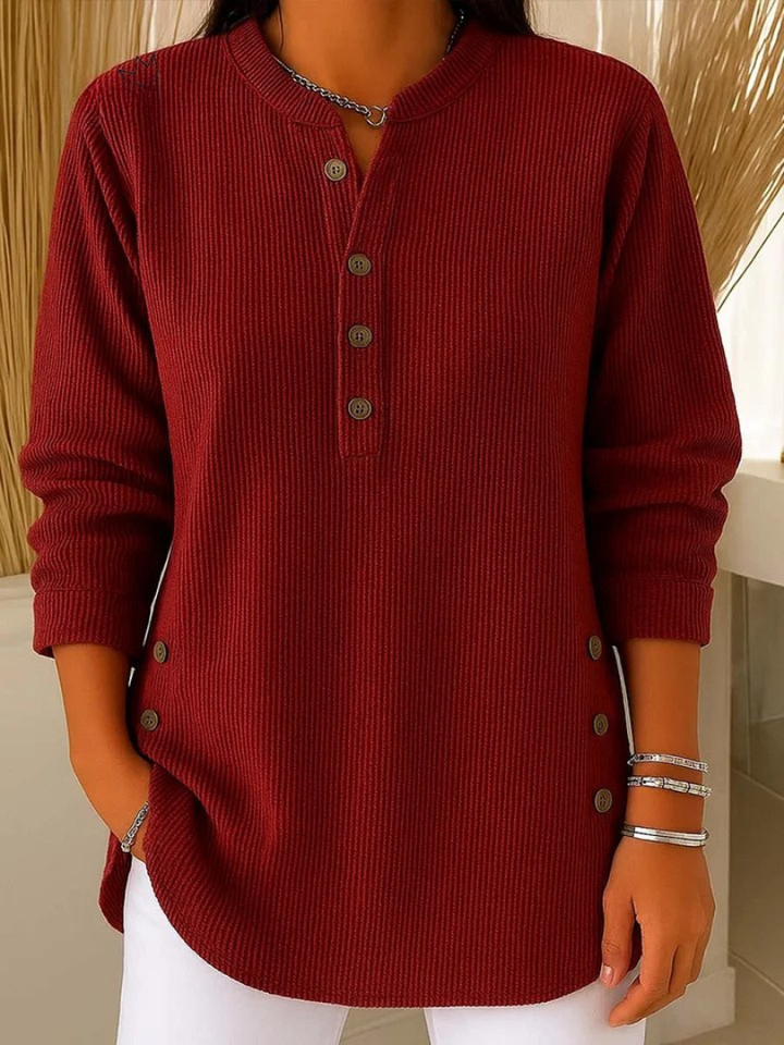 Nieves | Tunica Button Henley