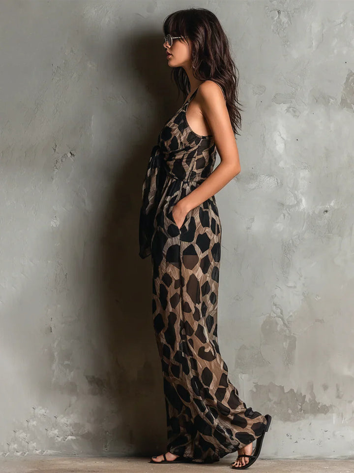 Combinaison Constance Stampa Leopardo