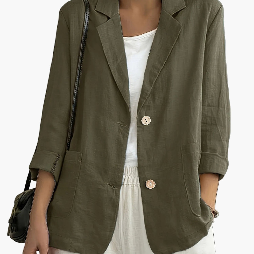 Giacca blazer casual elegante da donna a maniche lunghe stile urbano