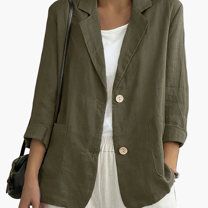 Giacca blazer casual elegante da donna a maniche lunghe stile urbano