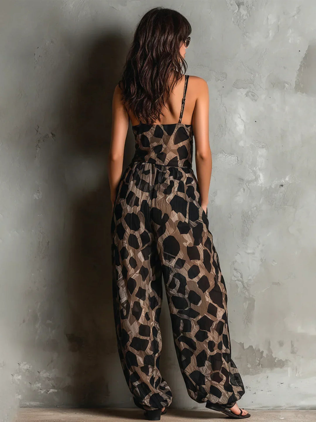 Combinaison Constance Stampa Leopardo