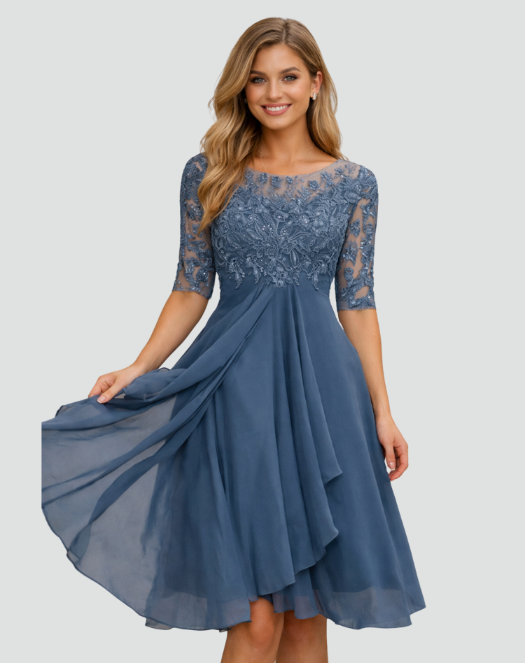 BELLUCCI MILANO | ABITO MIDI IN TULLE CON PIZZO PER DONNE