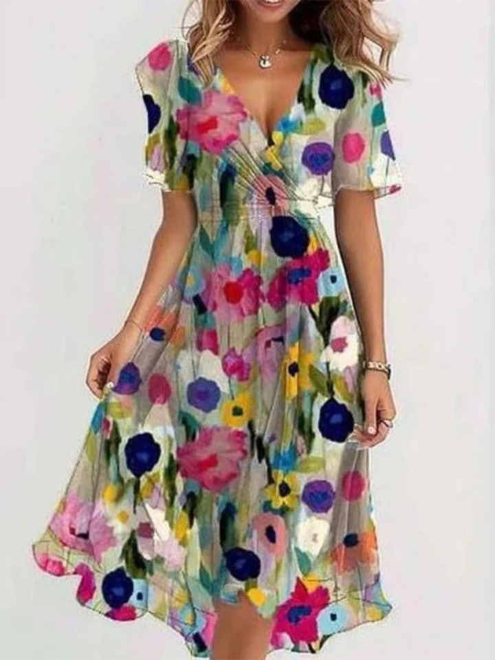 LAVINA – Abito Midi Boho Vivace