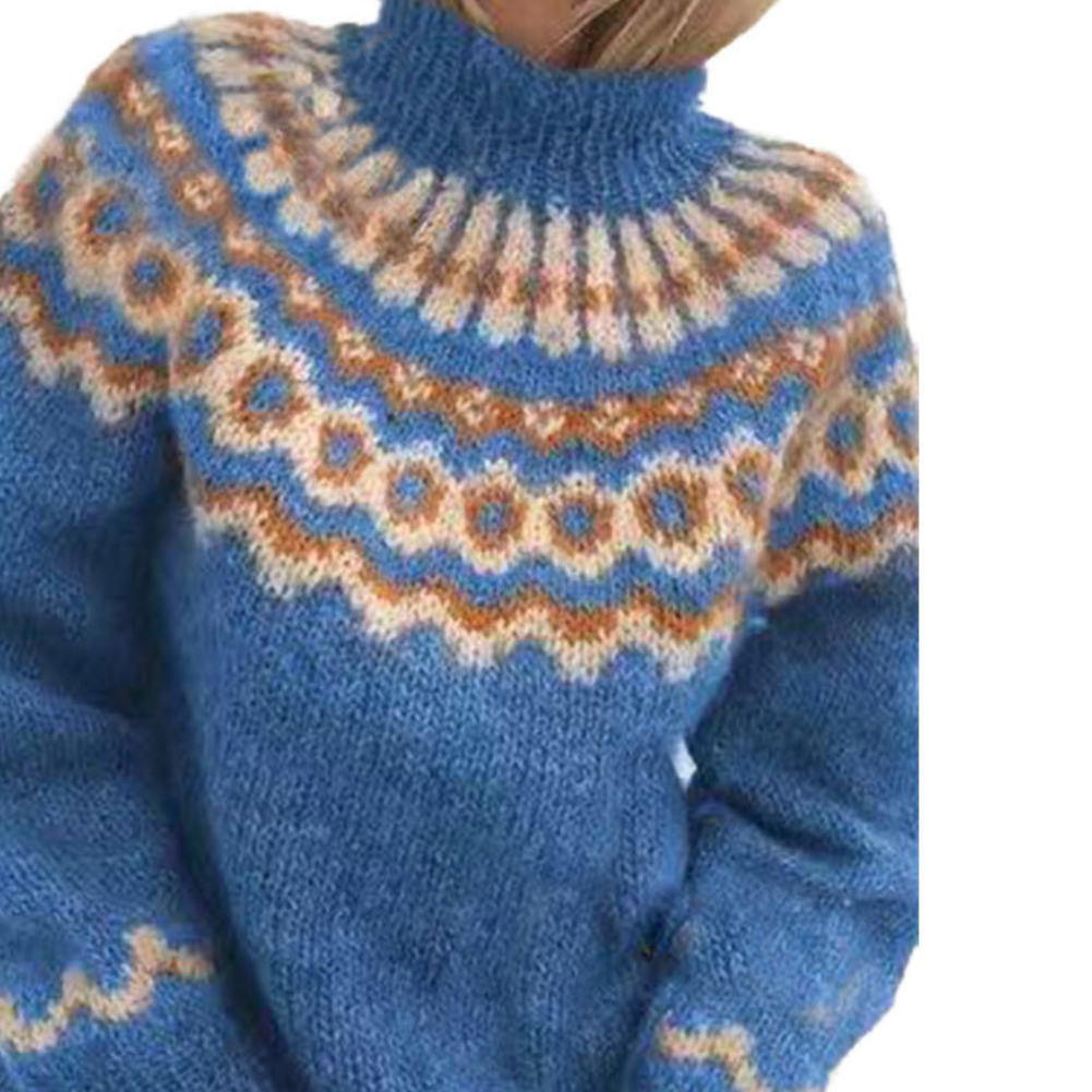 MAGLIONE CON COLLO ALTO PER DONNE