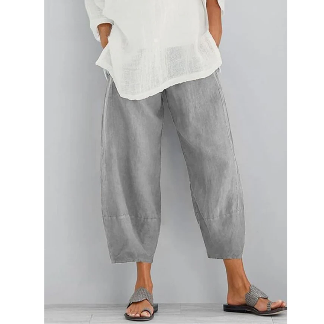 Elena™ | Pantaloni in Lino Eleganti e Confortevoli