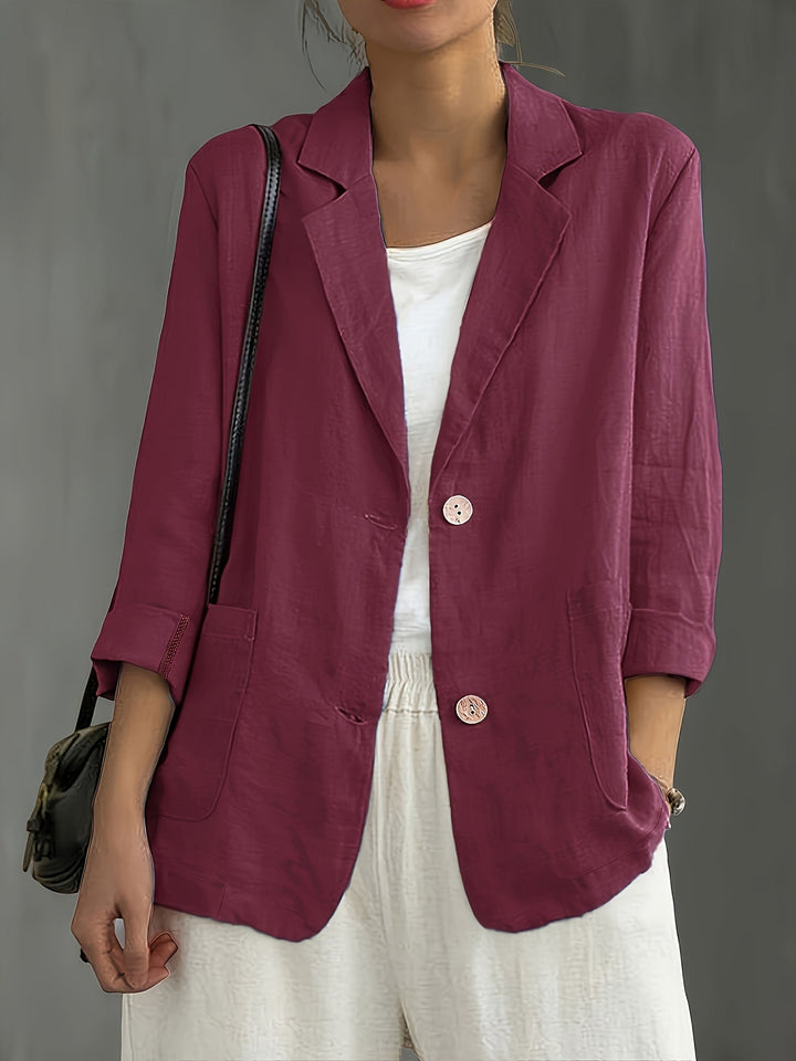 Giacca blazer casual elegante da donna a maniche lunghe stile urbano