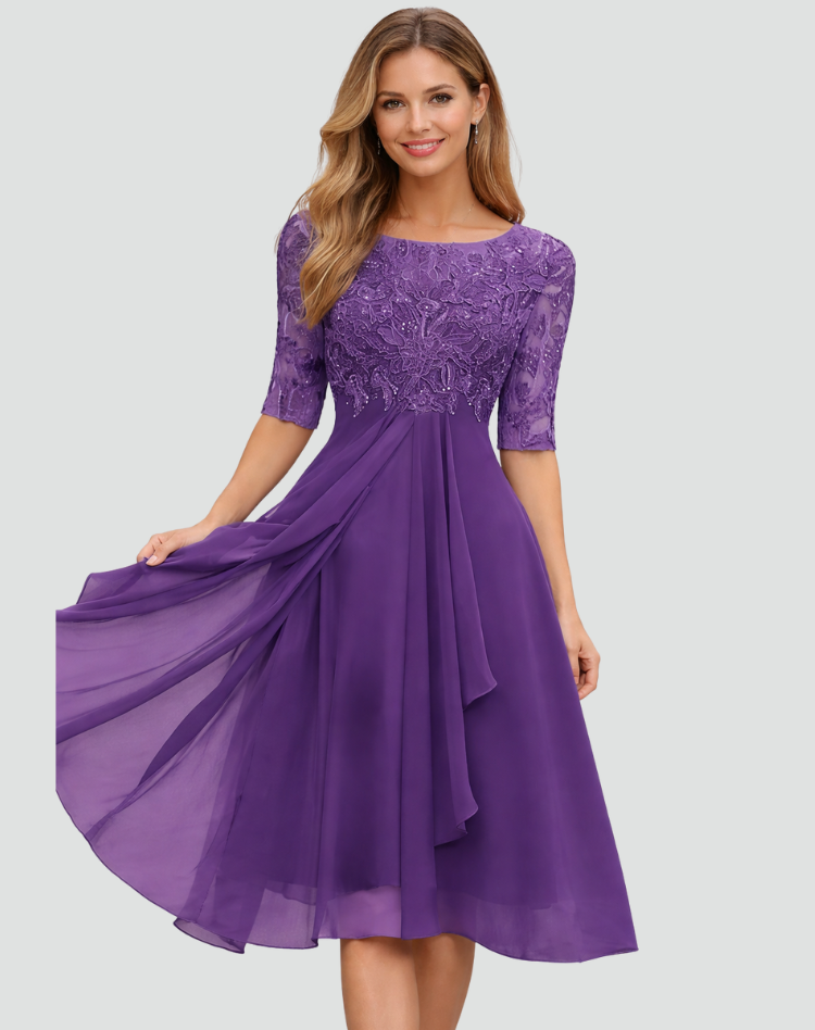 BELLUCCI MILANO | ABITO MIDI IN TULLE CON PIZZO PER DONNE