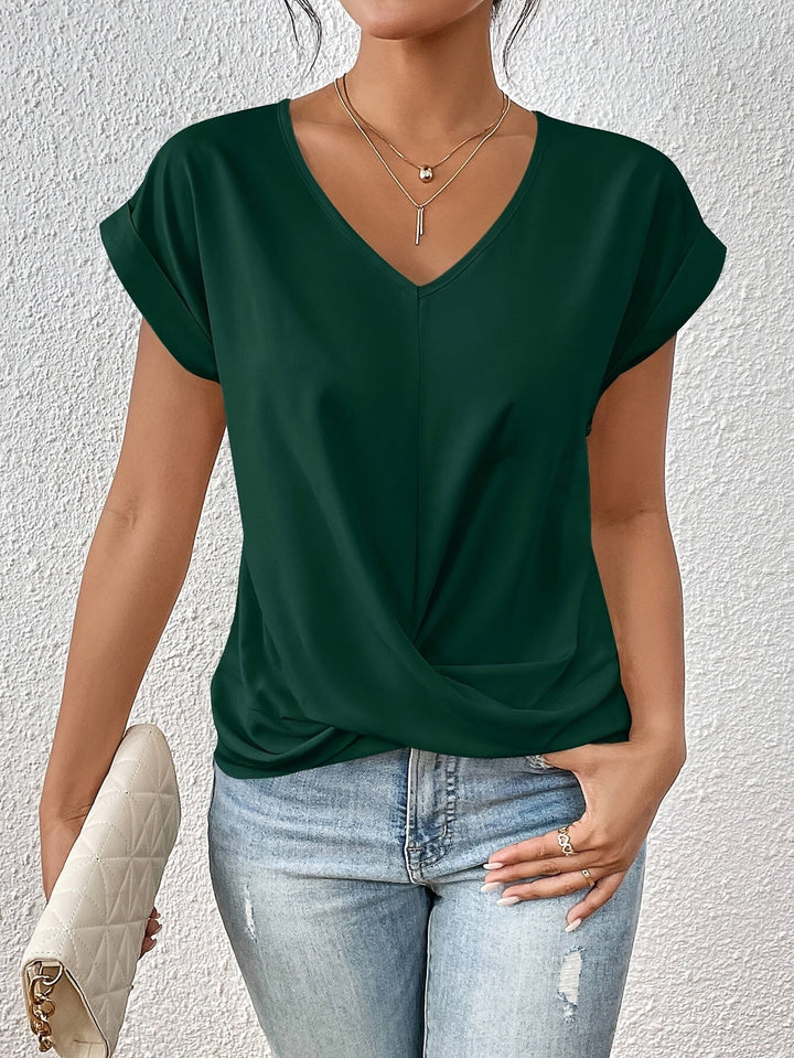 Cleo | Maglietta casual con scollo a cuore