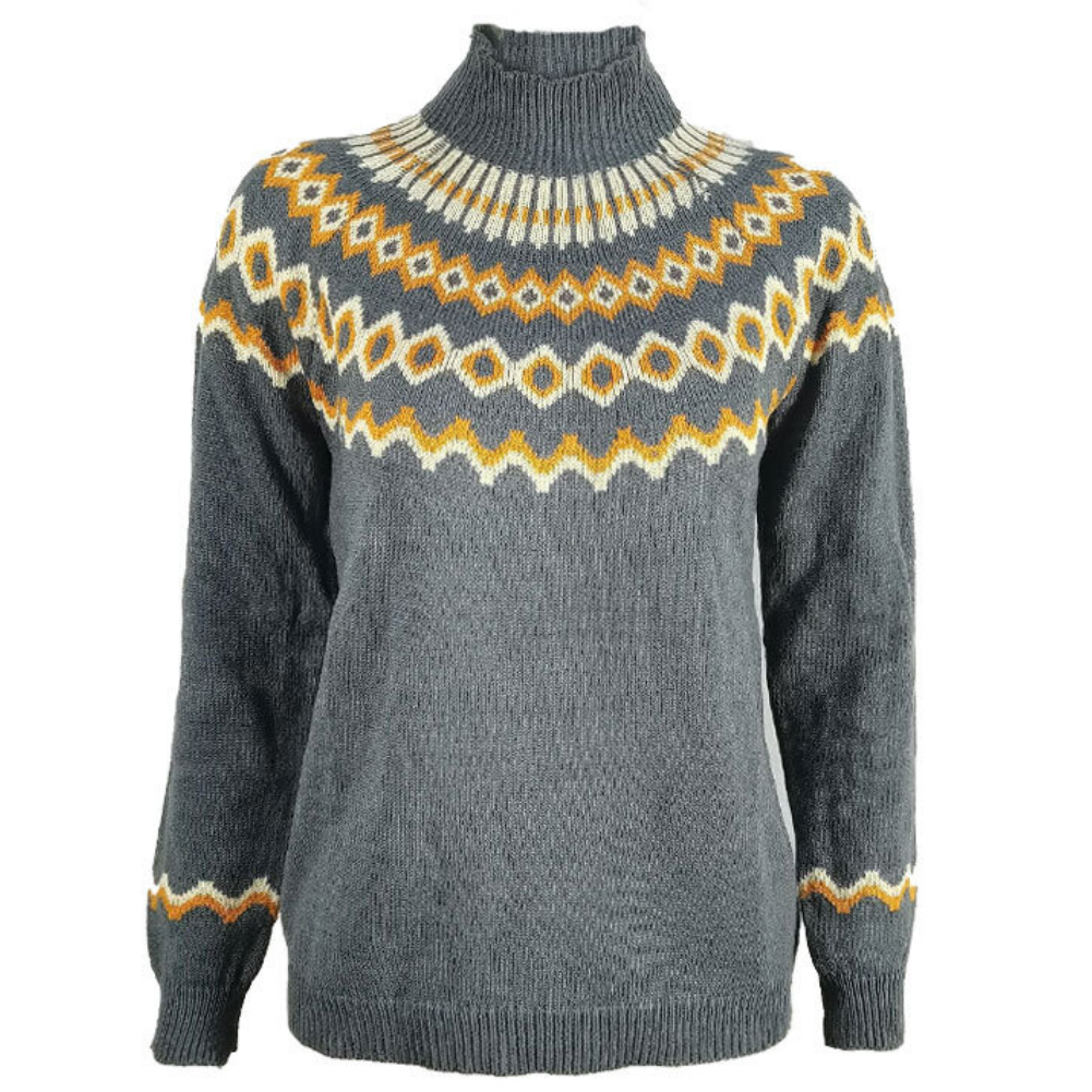 MAGLIONE CON COLLO ALTO PER DONNE