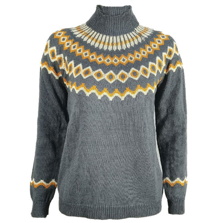 MAGLIONE CON COLLO ALTO PER DONNE