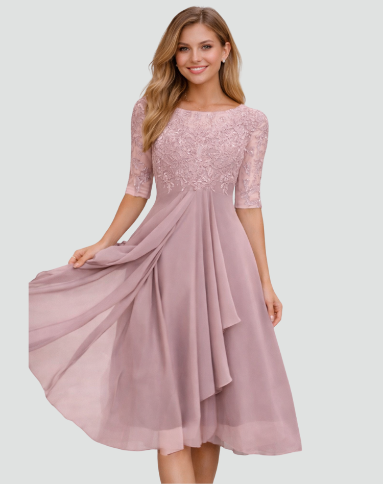 BELLUCCI MILANO | ABITO MIDI IN TULLE CON PIZZO PER DONNE