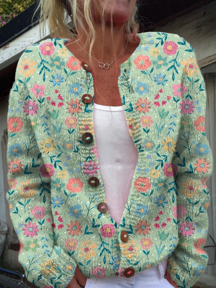 Fiorenza | Cardigan Vintage Floreale