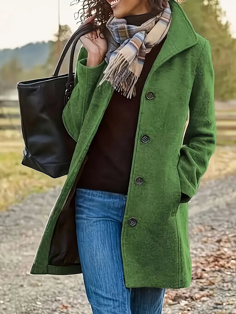Harper - Cappotto in lana medio-lungo