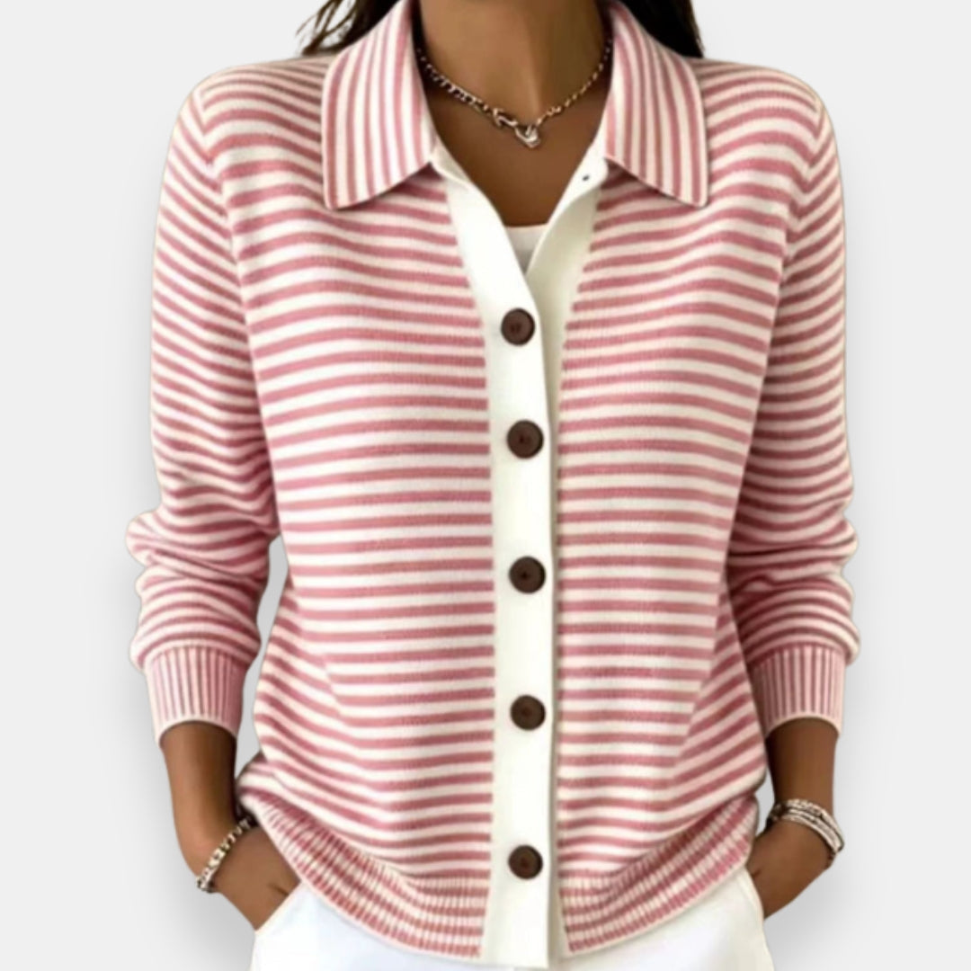 Ninetta | Cardigan a righe con bottoni