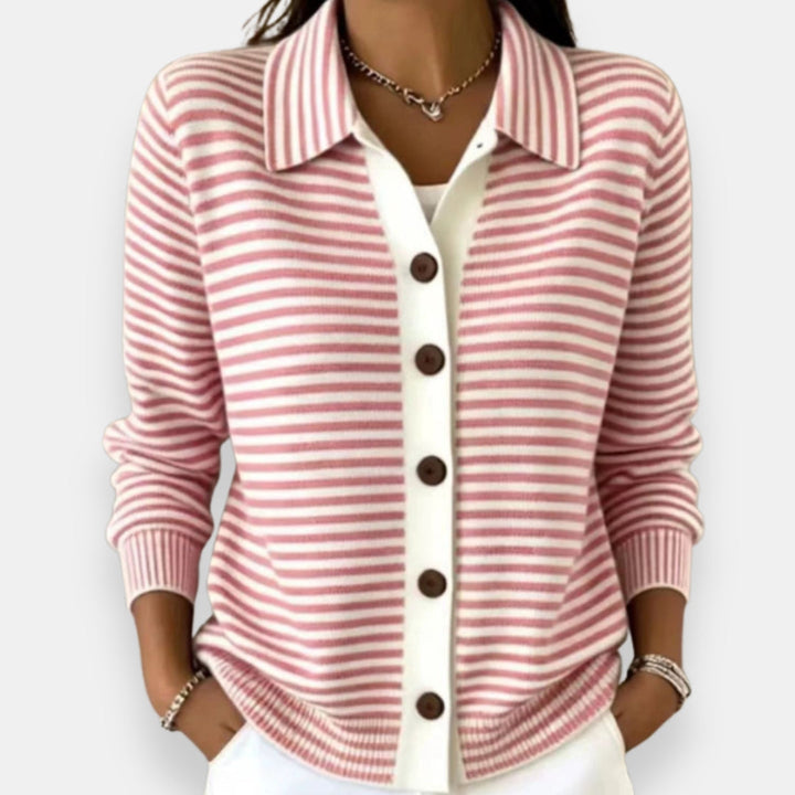 Ninetta | Cardigan a righe con bottoni