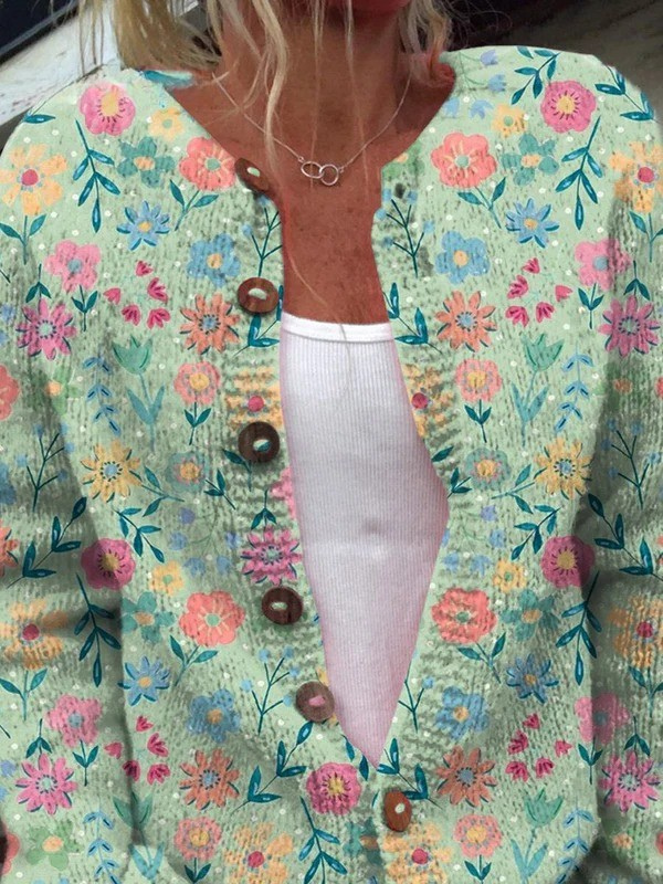 Fiorenza | Cardigan Vintage Floreale