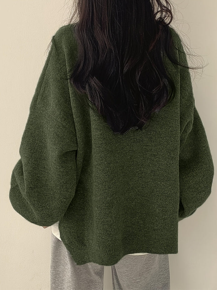 MAGLIONE COL RONDO PER DONNE