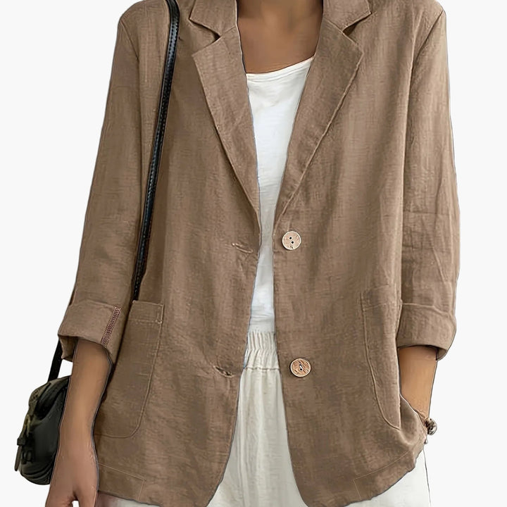 Giacca blazer casual elegante da donna a maniche lunghe stile urbano