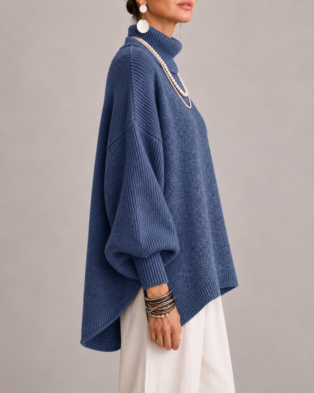 Pull Col Roulé Oversize Pauline