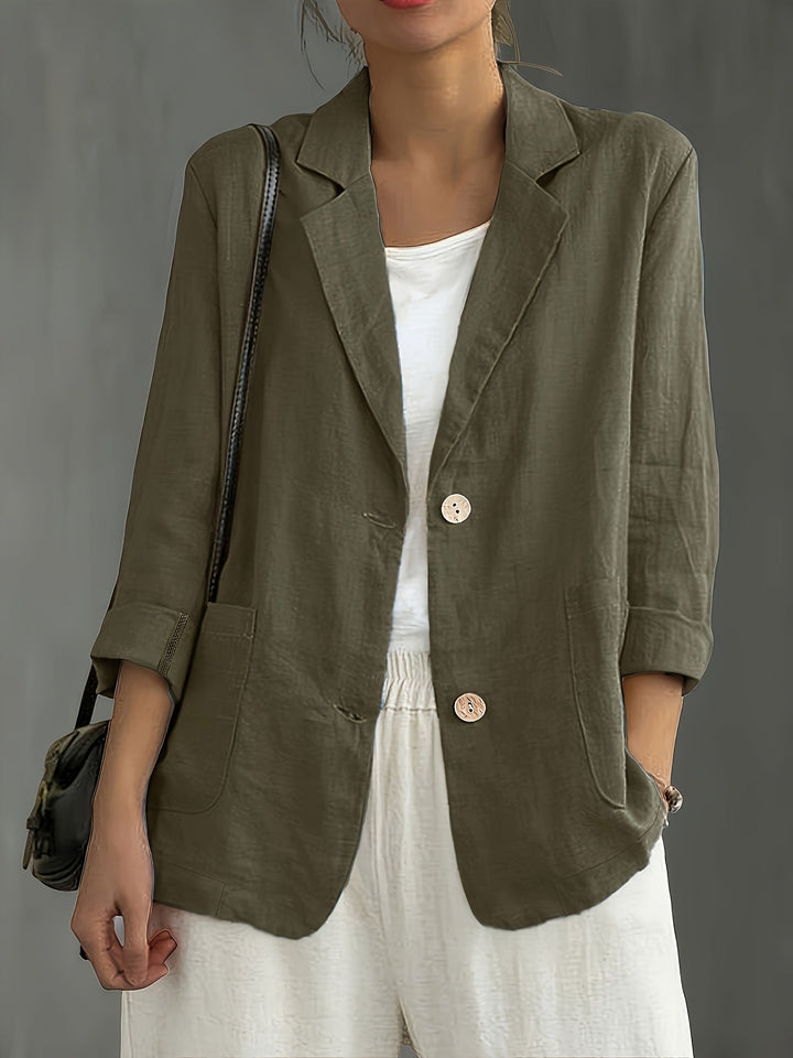 Giacca blazer casual elegante da donna a maniche lunghe stile urbano