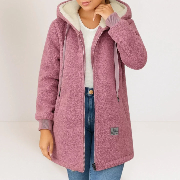 BELLUCCI MILANO | GIACCA FLEECE LUNGA CON CAPPUCCIO PER DONNE