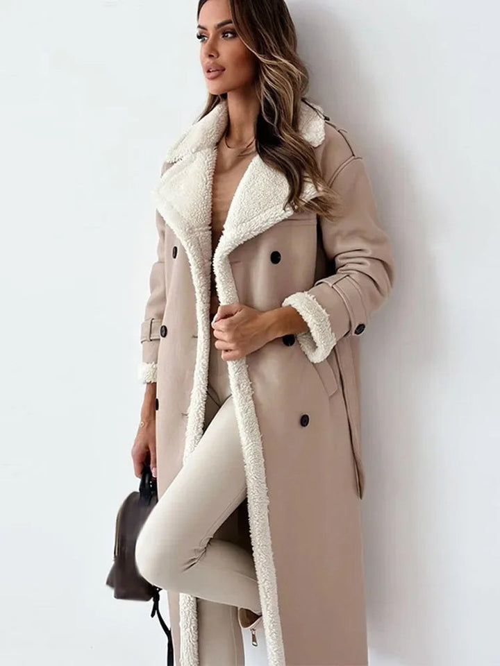 Cappotto invernale lungo dal design versatile