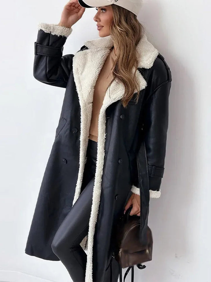 Cappotto invernale lungo dal design versatile