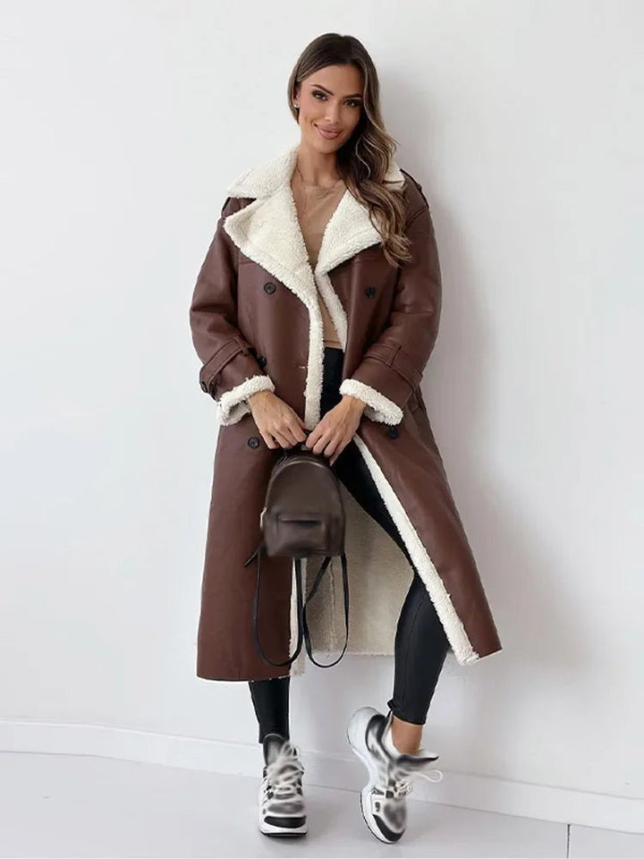 Cappotto invernale lungo dal design versatile