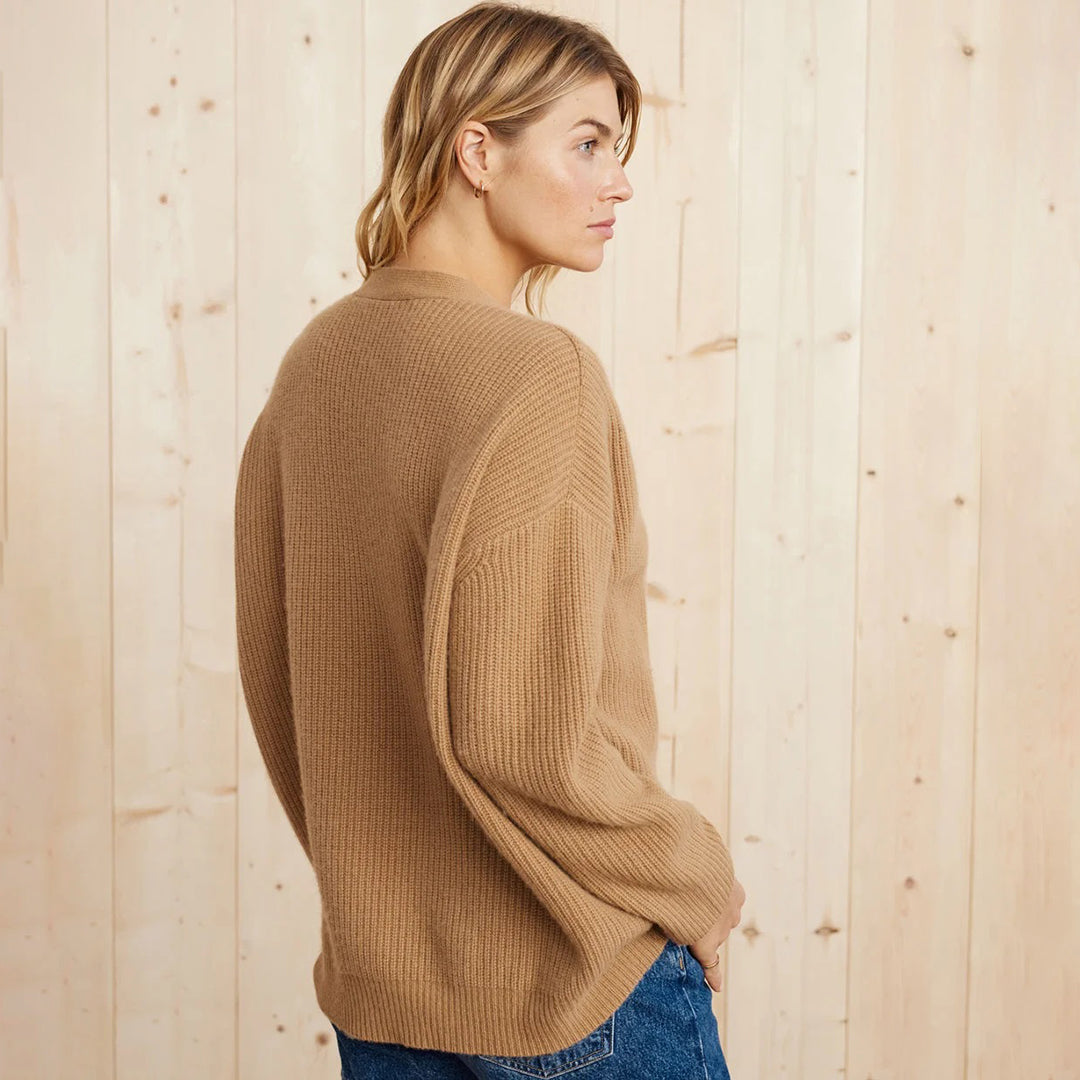 Cardigan Cashmere Oversize Donna