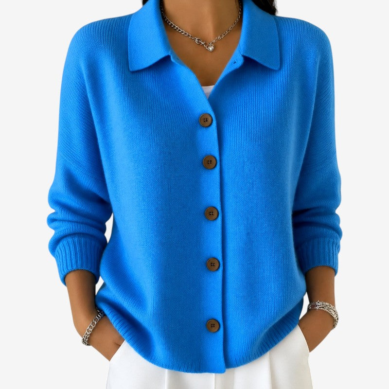 Cardigan da donna a maniche lunghe con bottoni
