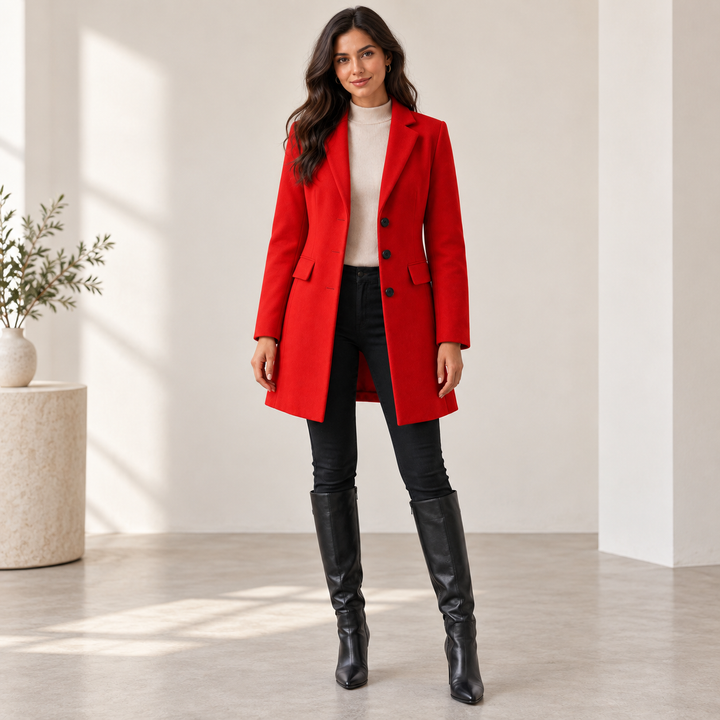 CAPPOTTO MEZZO LUNGO ADATTATO PER DONNE
