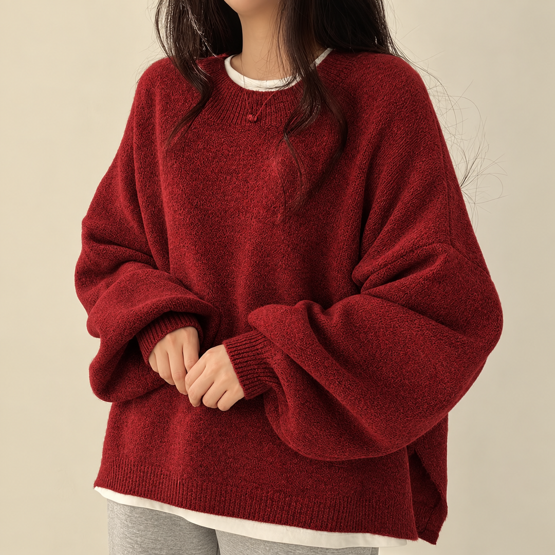 MAGLIONE COL RONDO PER DONNE