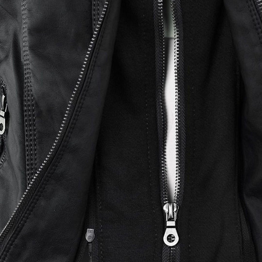 Calliope | Giacca Biker con Cappuccio