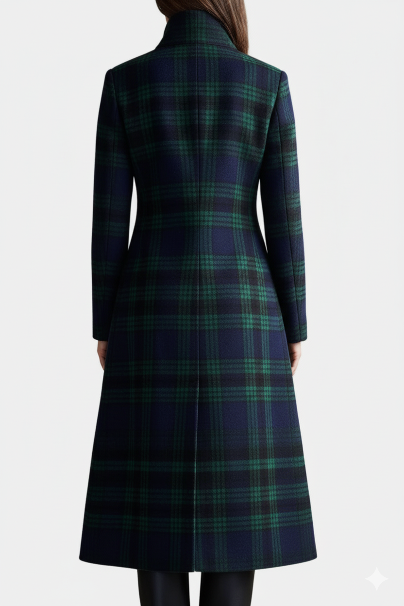 Rebecca | Cappotto Elegante a Quadri Senza Tempo