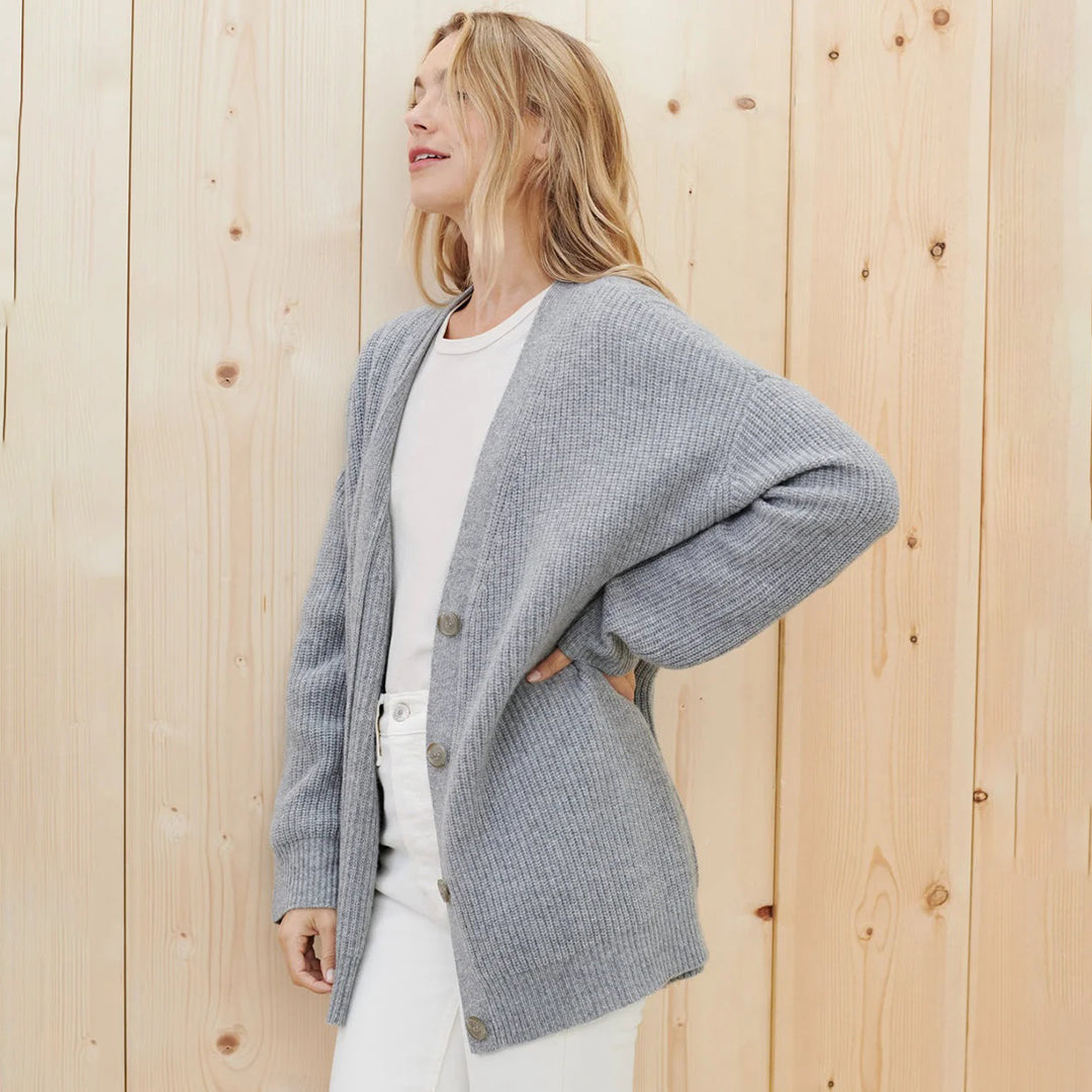 Cardigan Cashmere Oversize Donna