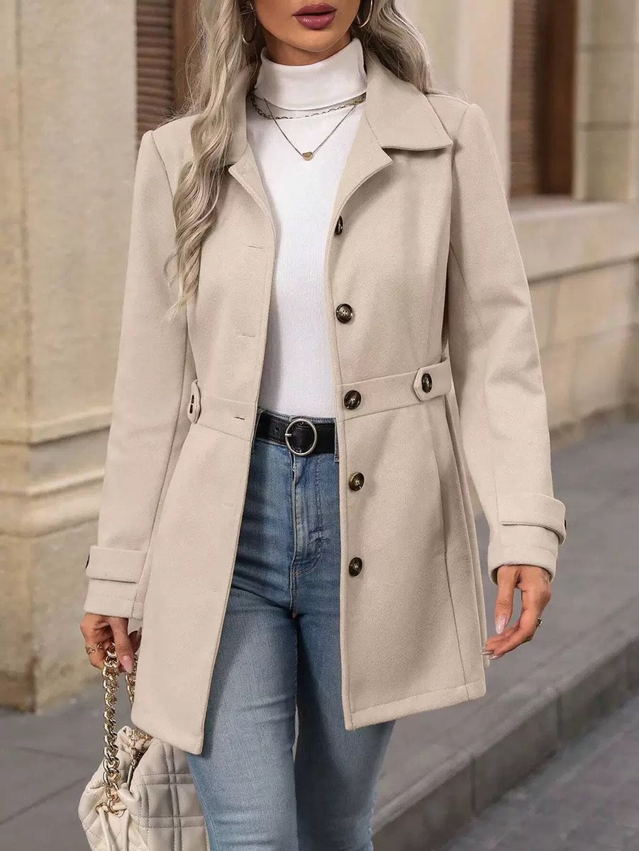 Christine | Cappotto Elegante con Cintura