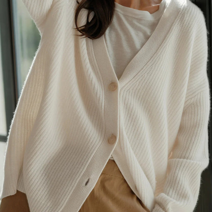Cardigan Cashmere Oversize Donna