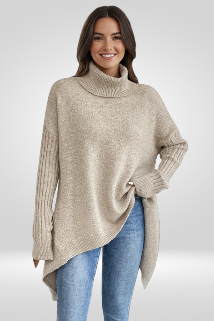 MAGLIONE A COLLO ALTO PER DONNE