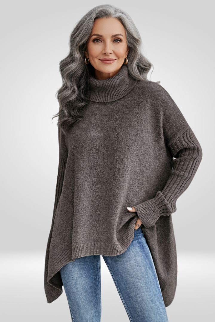 MAGLIONE A COLLO ALTO PER DONNE