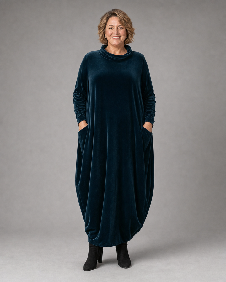 LEONA | ELEGANTE ABITO LUNGO PER AUTUNNO-INVERNO
