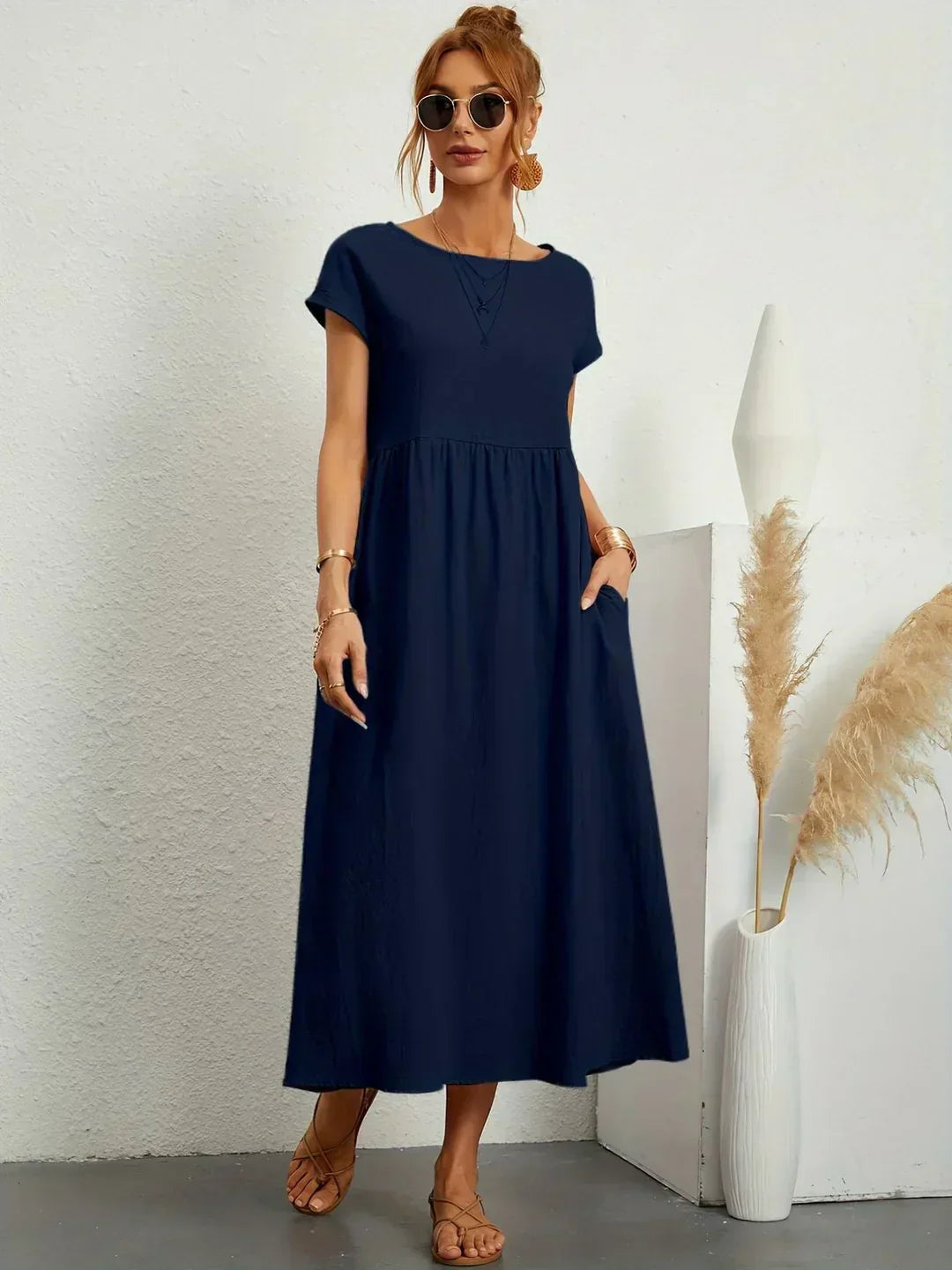 Gabrielle - Abito Midi di Eleganza Senza Tempo