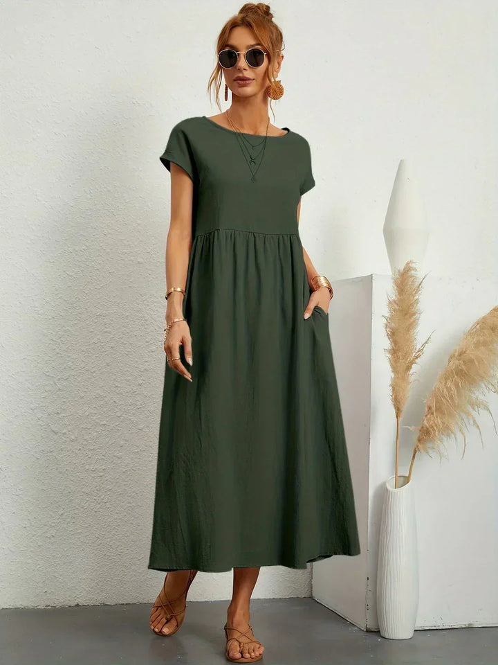 Gabrielle - Abito Midi di Eleganza Senza Tempo