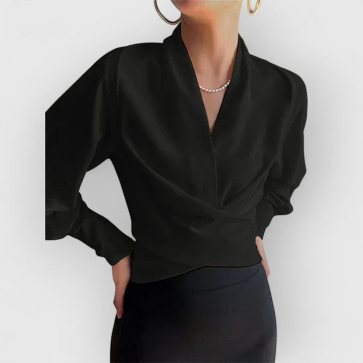 Antonia | Blusa elegante da donna con maniche a sbuffo